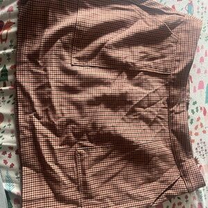 A New Day Brown and Cream Mini Pencil Skirt